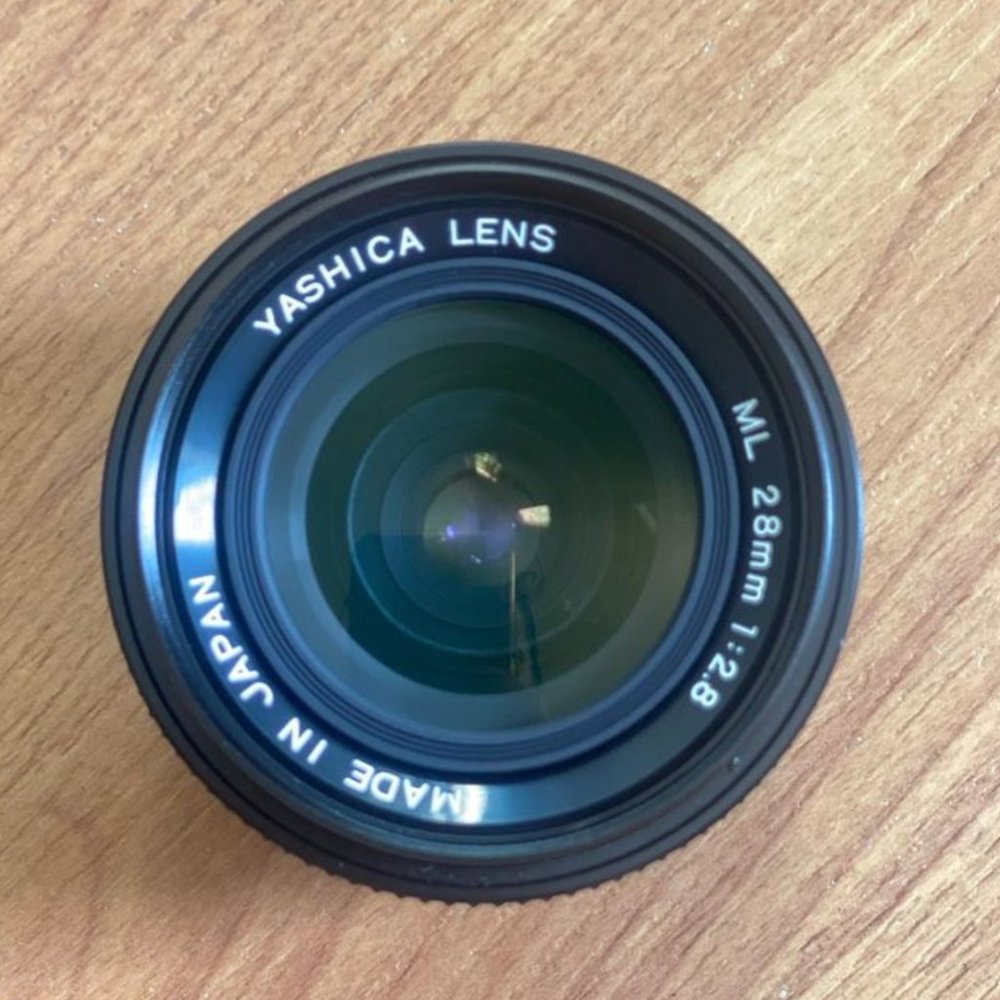 YASHICA LENS ML 28mm 1:2.8 Manual Focus Wide Angle Lens Contax C/Y Mount